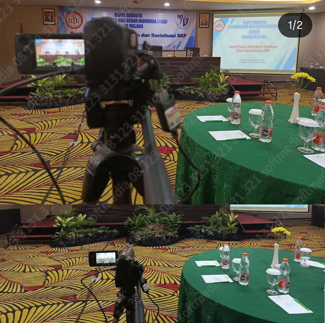 Penggunaan TV LED di Pameran