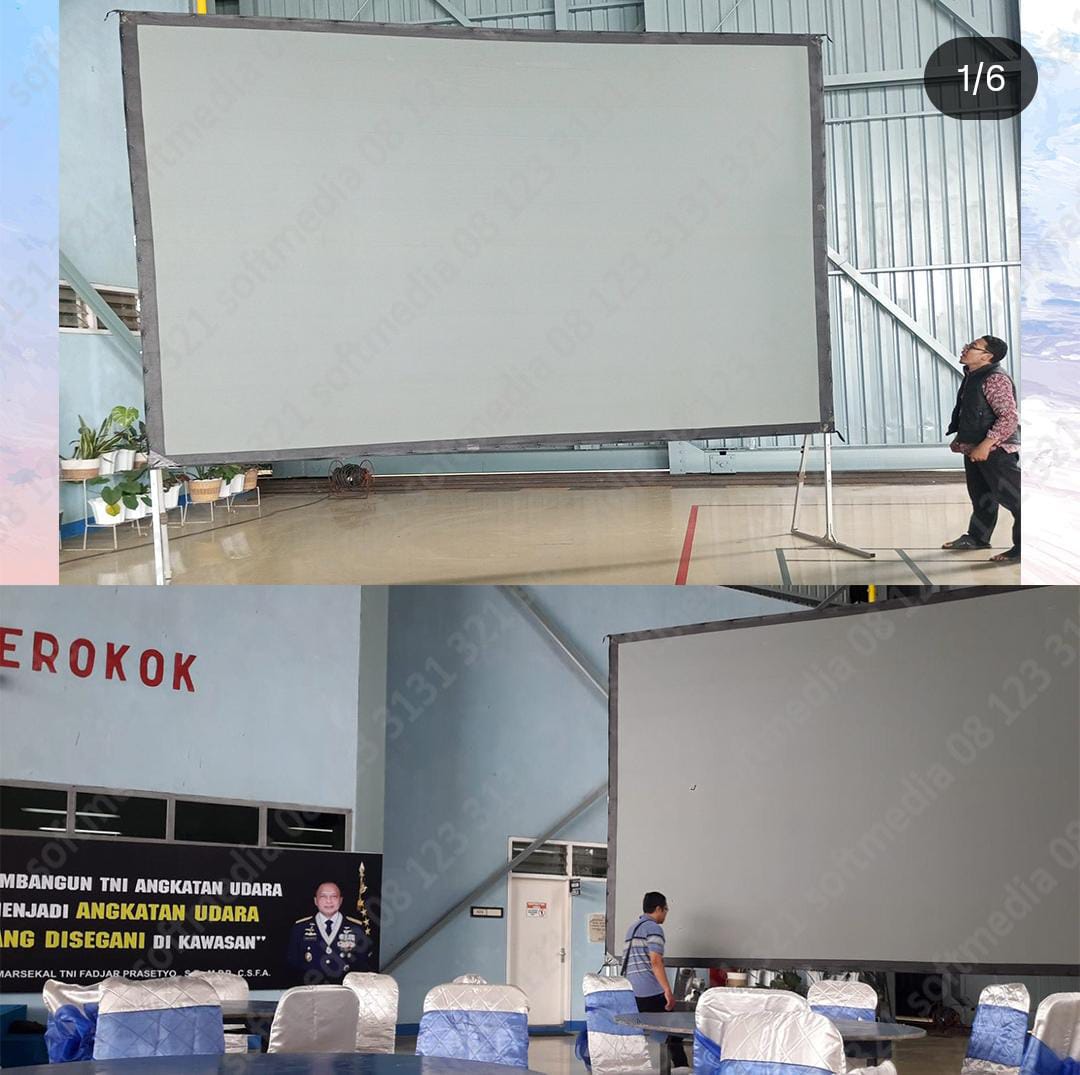 Penggunaan TV LED di Pameran